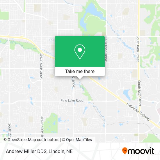 Andrew Miller DDS map