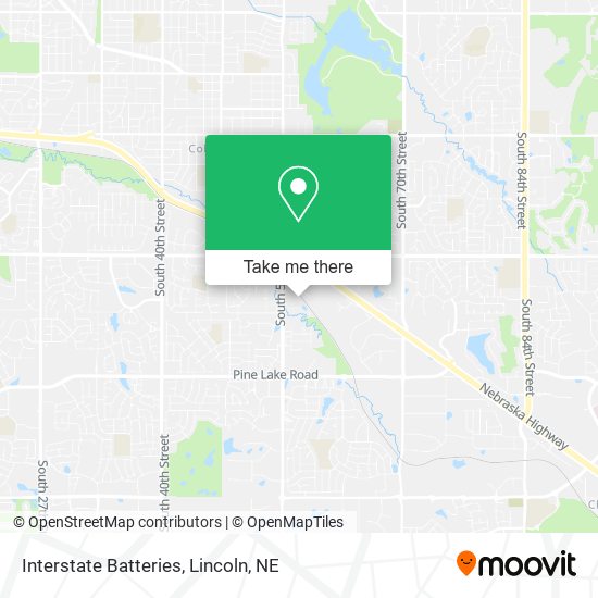 Interstate Batteries map