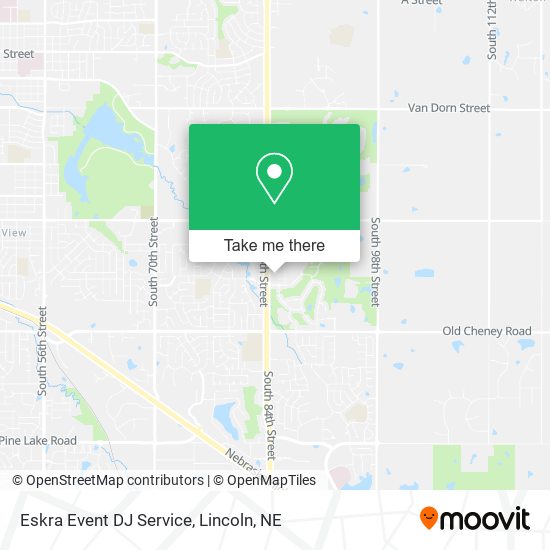 Eskra Event DJ Service map