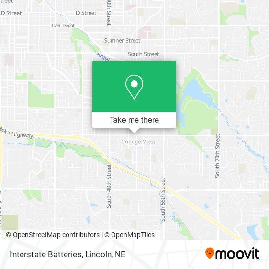 Interstate Batteries map