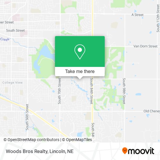 Woods Bros Realty map