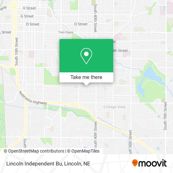 Lincoln Independent Bu map