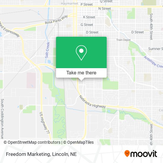 Freedom Marketing map