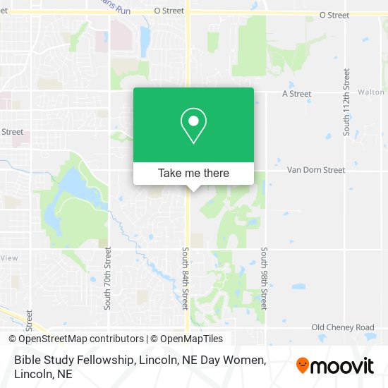 Mapa de Bible Study Fellowship, Lincoln, NE Day Women