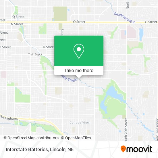 Interstate Batteries map