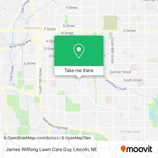 Mapa de James Wilfong Lawn Care Guy