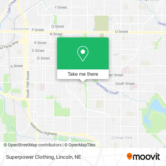 Mapa de Superpower Clothing