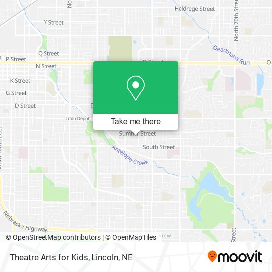 Theatre Arts for Kids map