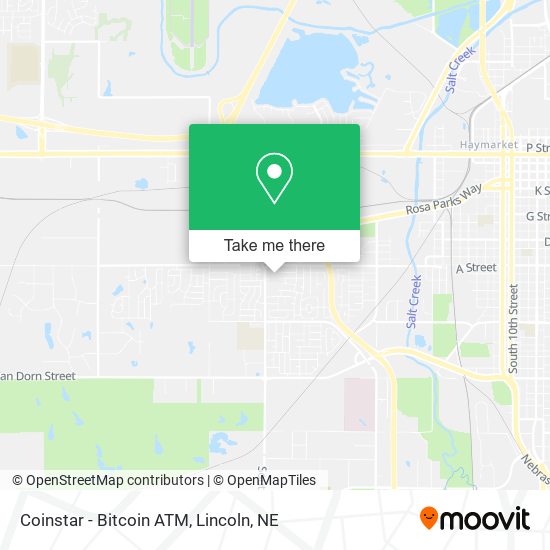 Mapa de Coinstar - Bitcoin ATM