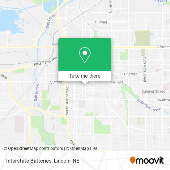 Interstate Batteries map