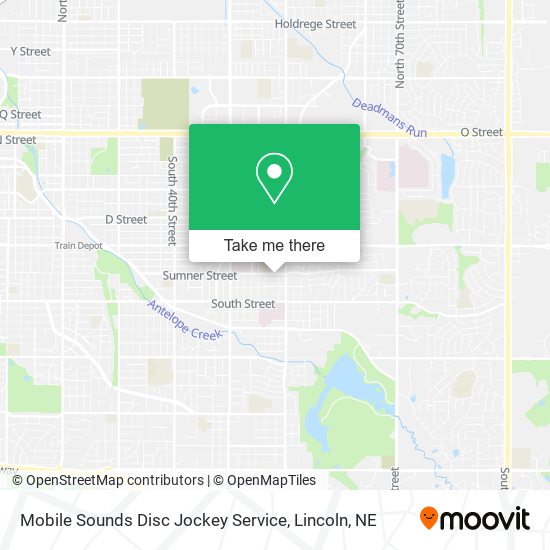 Mobile Sounds Disc Jockey Service map