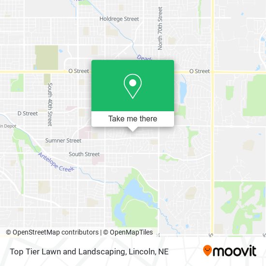 Top Tier Lawn and Landscaping map