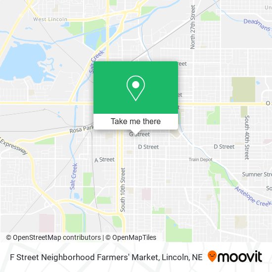 F Street Neighborhood Farmers' Market map