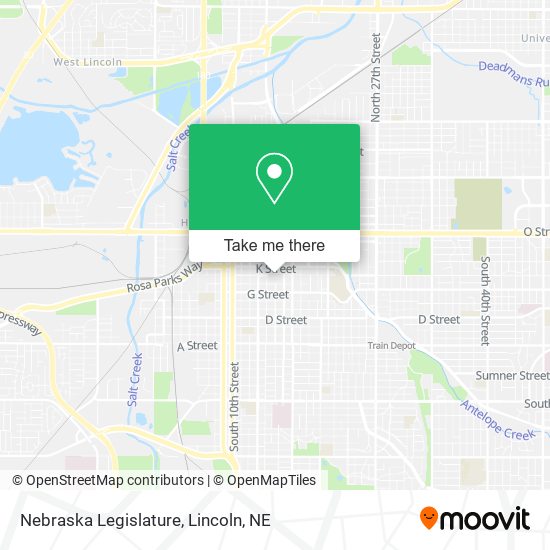 Nebraska Legislature map