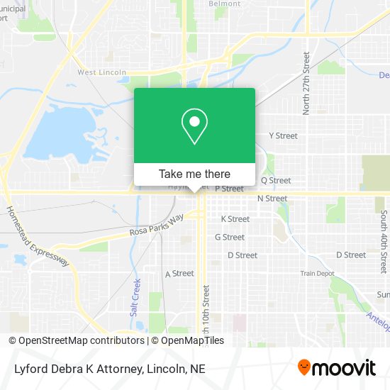 Lyford Debra K Attorney map