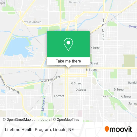Lifetime Health Program map