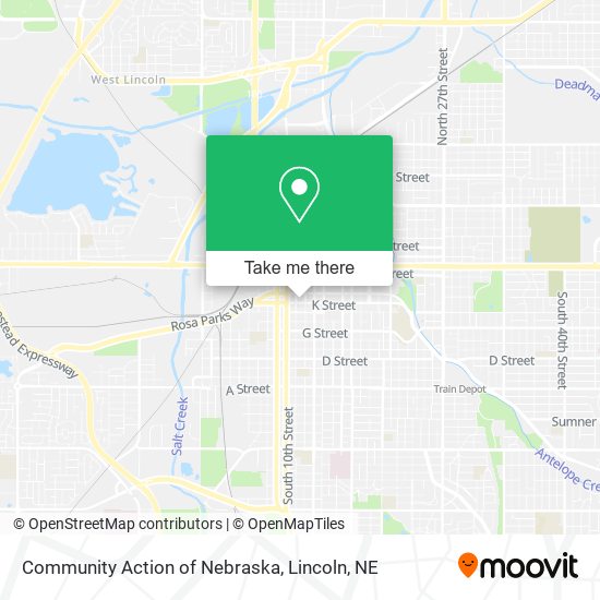 Community Action of Nebraska map