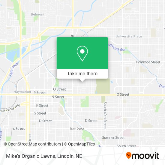 Mike's Organic Lawns map
