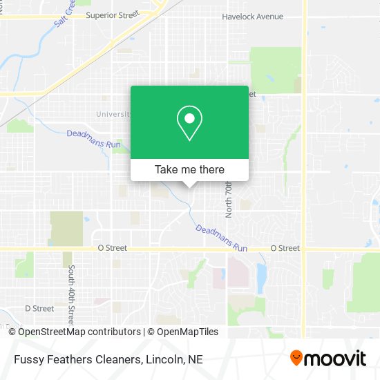 Fussy Feathers Cleaners map