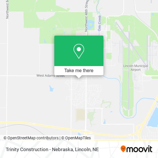 Mapa de Trinity Construction - Nebraska