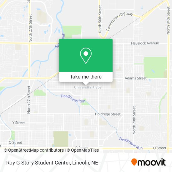 Mapa de Roy G Story Student Center
