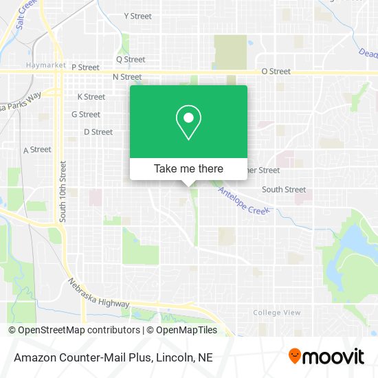 Amazon Counter-Mail Plus map