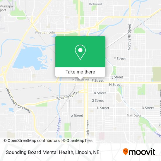 Sounding Board Mental Health map