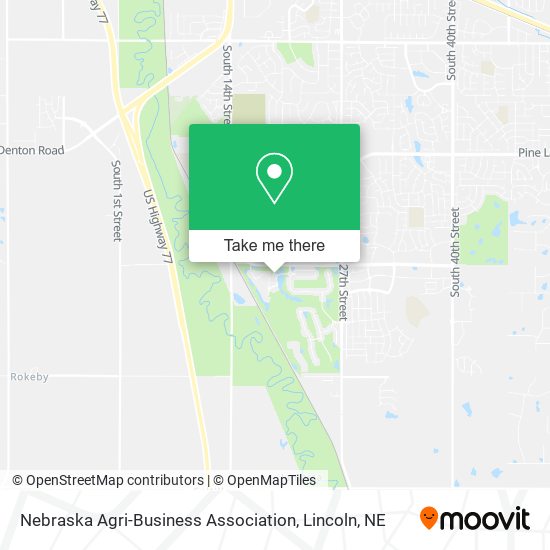 Nebraska Agri-Business Association map
