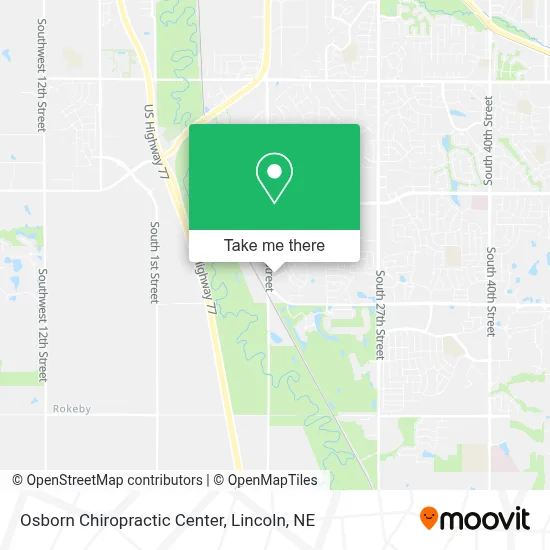 Osborn Chiropractic Center map