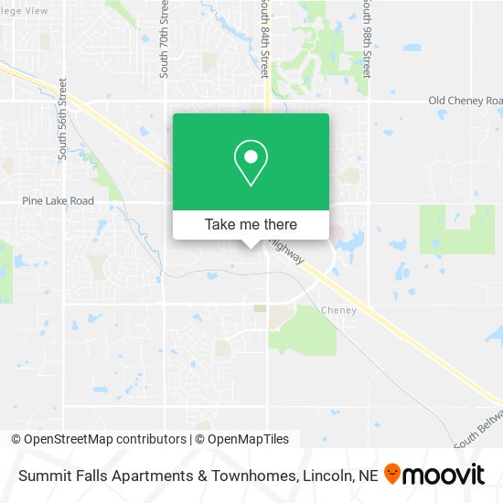 Summit Falls Apartments & Townhomes map