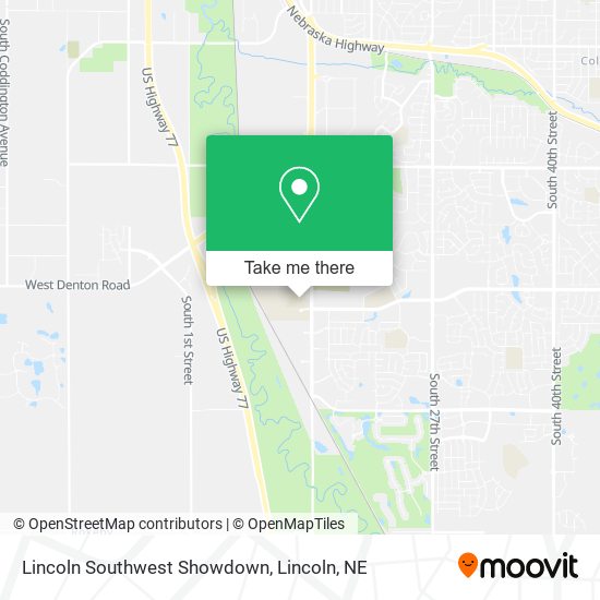 Lincoln Southwest Showdown map