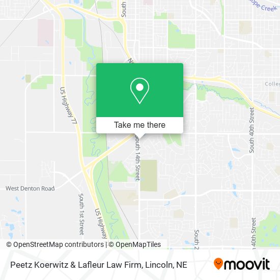 Peetz Koerwitz & Lafleur Law Firm map