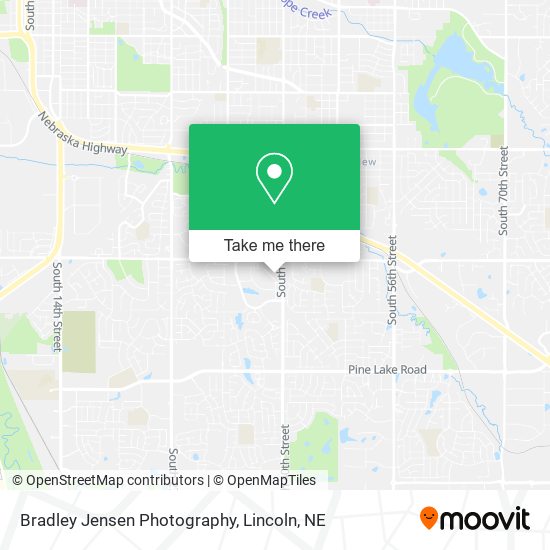 Bradley Jensen Photography map