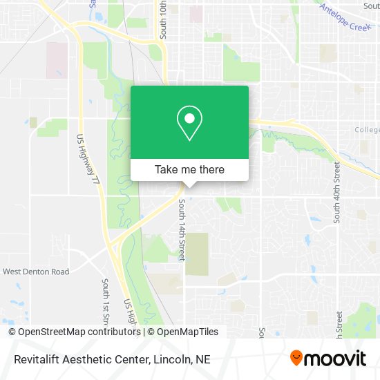 Revitalift Aesthetic Center map