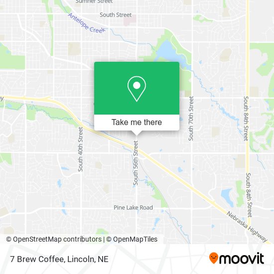 7 Brew Coffee map