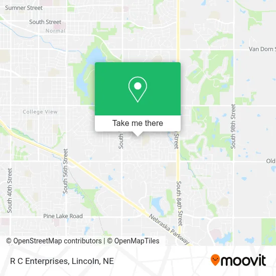 R C Enterprises map