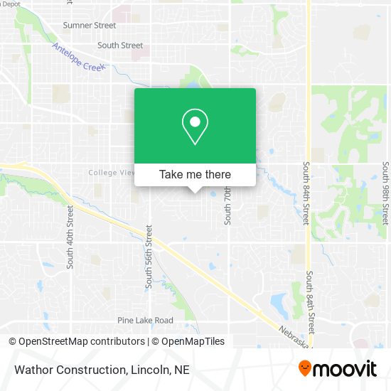 Wathor Construction map