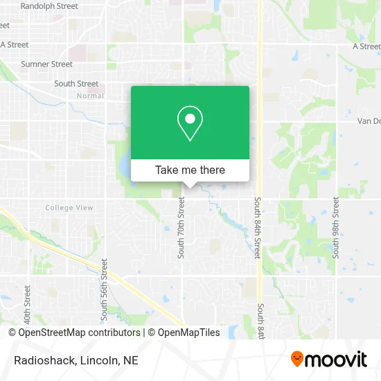 Radioshack map