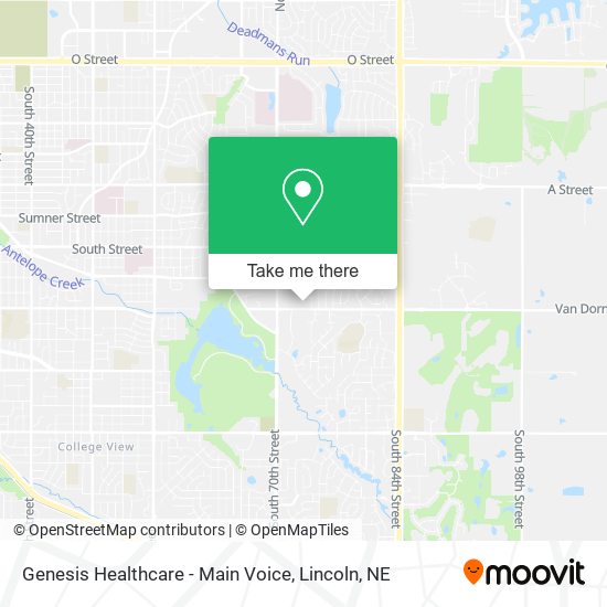 Genesis Healthcare - Main Voice map