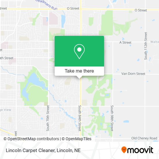 Lincoln Carpet Cleaner map