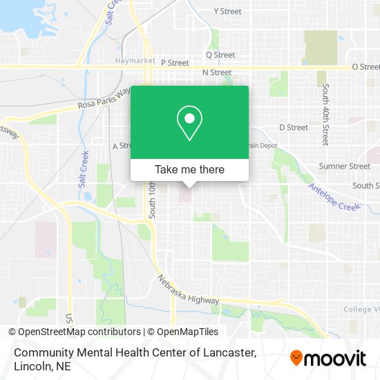 Community Mental Health Center of Lancaster map