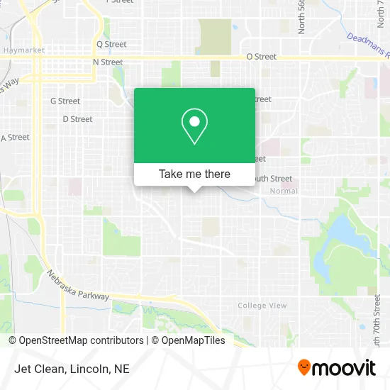 Jet Clean map