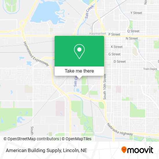 American Building Supply map