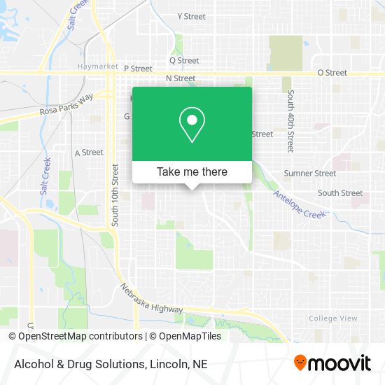 Alcohol & Drug Solutions map