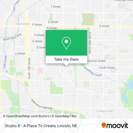 Studio 8 - A Place To Create map