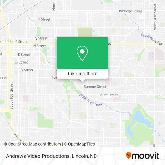 Andrews Video Productions map