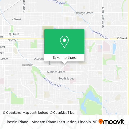 Lincoln Piano - Modern Piano Instruction map