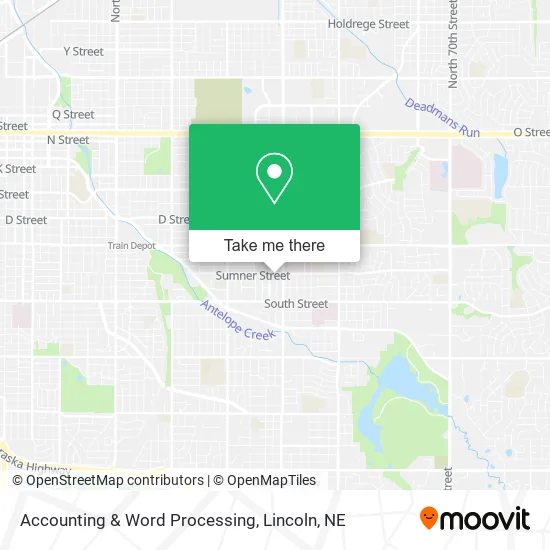 Accounting & Word Processing map