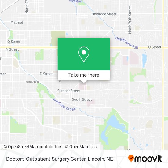 Doctors Outpatient Surgery Center map