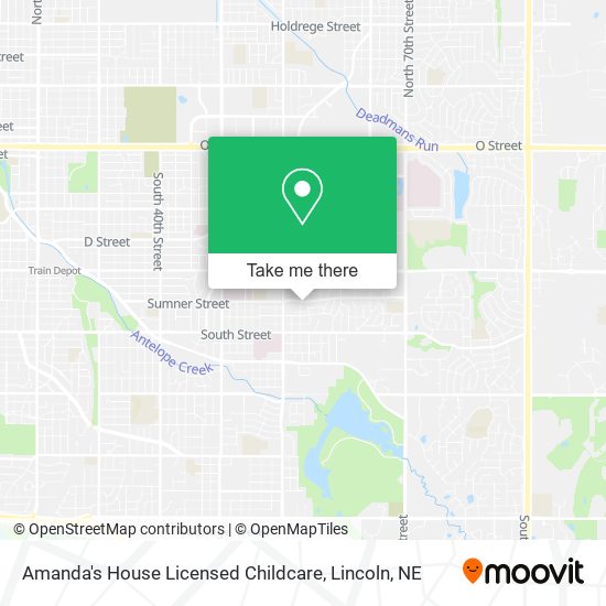 Amanda's House Licensed Childcare map